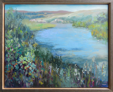 Wendy's Camp | 11x14 | Framed and Ready to Hang | Original Oil Painting
