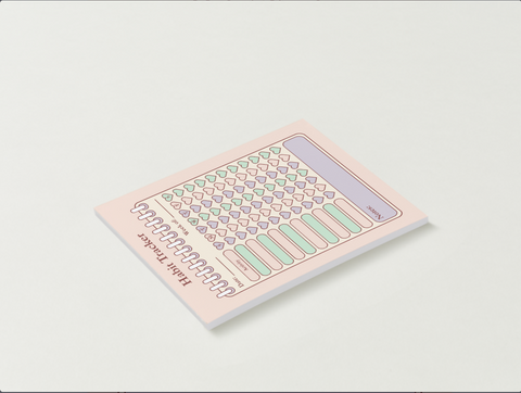 6 Month Weekly Habit Tracker Notepad