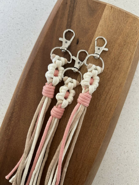 Flower Keychain Bag Charm