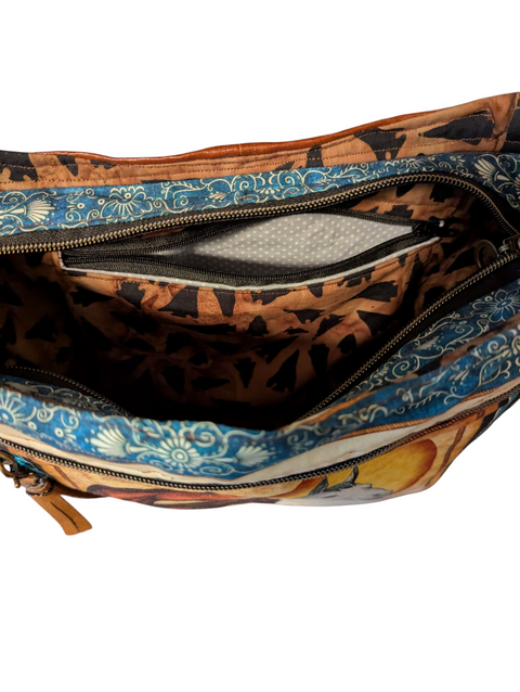 Western Theme Shoulder Bag Interior 1