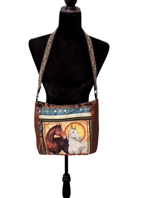 Western Theme Shoulder Bag Front 1