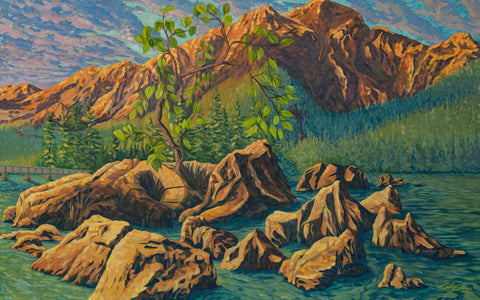 Pyramid Lake - Original Artwork