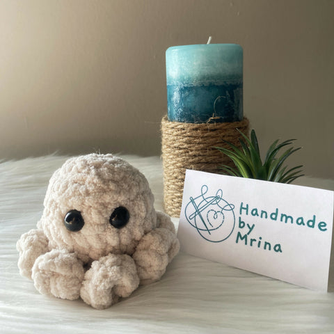 Crochet Octopus Plush | Chunky Amigurumi | Octopus Plushie | Cute Gift | Anxiety Pet | Super Soft Decor