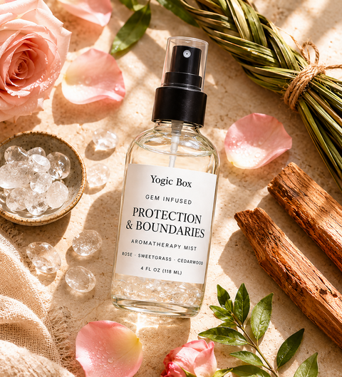 Gem-Infused Aromatherapy Mist (4 fl oz, 118 ml) Clear Quartz Infusion
