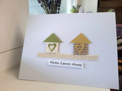 Handmade "Home Sweet Home" Card