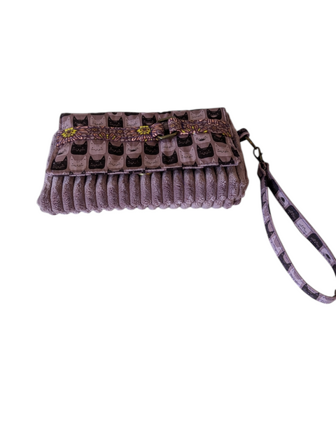 Cat Love Kiss Clutch Wristlet