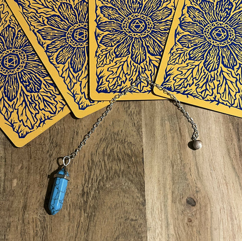 "Earthly Delights" Turquoise Divination/Dowsing Pendulum