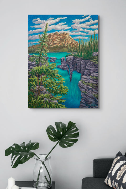 Athabasca Falls - Original Artwork