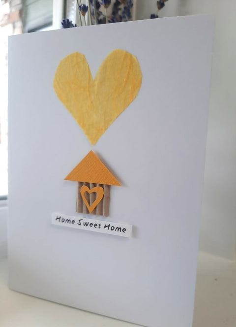 Handmade "Home Sweet Home" Card