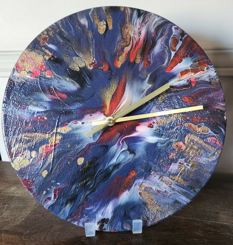 12" Decorative Handcrafted Wall Clock