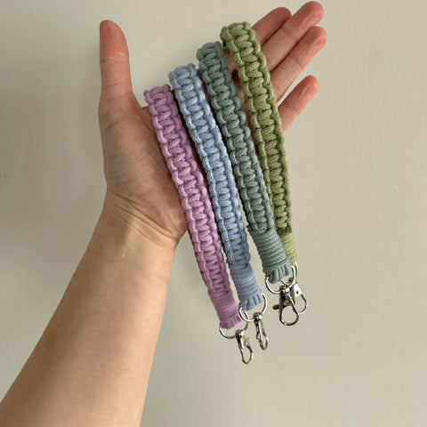 Macrame Wristlet Keychain