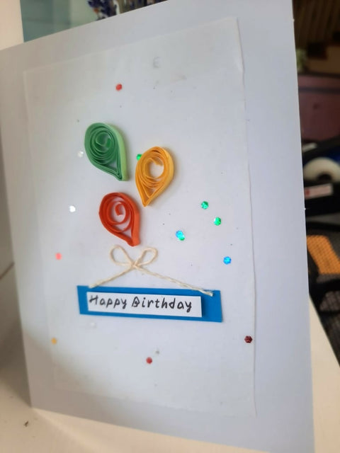 Handmade "Happy Birthday" Card