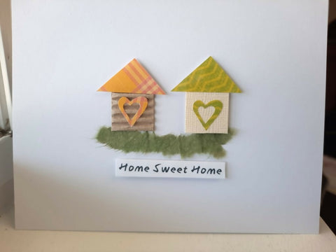 Handmade "Home Sweet Home" Card