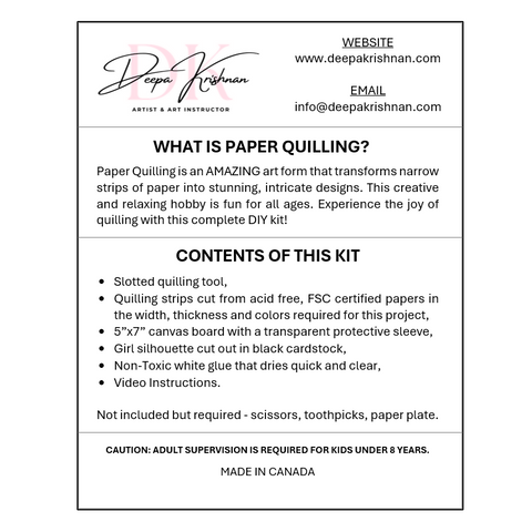 DIY Paper Quilling Kit - Fly High