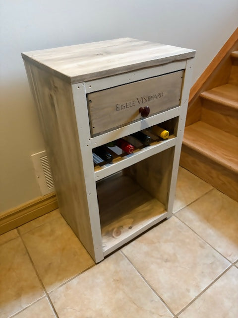 Side Table - Wine Rack - LOCAL PICK UP ONLY