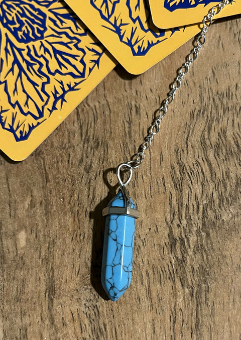 "Earthly Delights" Turquoise Divination/Dowsing Pendulum