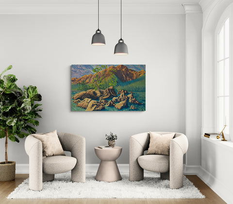 Pyramid Lake - Original Artwork