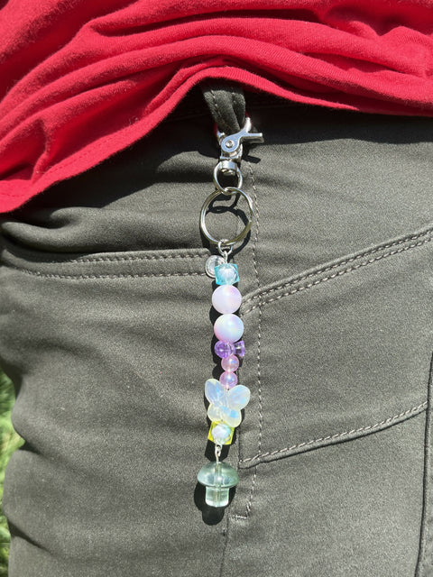 Fun, Kawaii Bag/Belt Loop Dangle Keychains