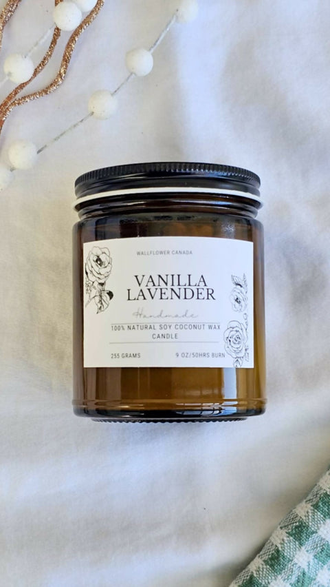 Vanilla Lavender All Natural Candle