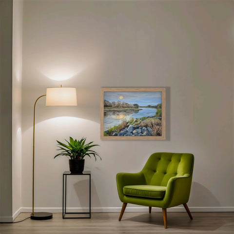 Fish Creek Park original oil painting