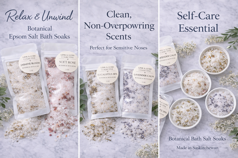 Botanical Bath Soak – Relaxing Epsom Salt | Self-Care | Handmade in Saskatchewan
