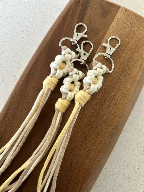 Flower Keychain Bag Charm