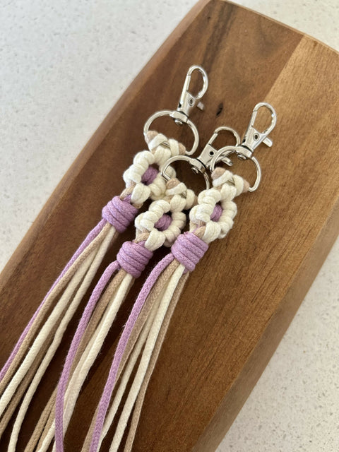 Flower Keychain Bag Charm