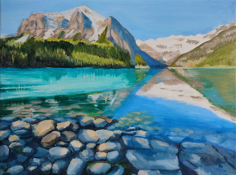 Lake Louise, oil painting