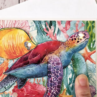 Under The Sea Note Card