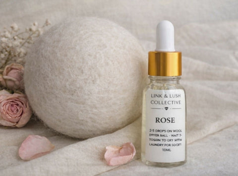 Laundry Scent Kit | Wool Dryer Balls + Essential Oil Drops | Natural Fabric Freshener