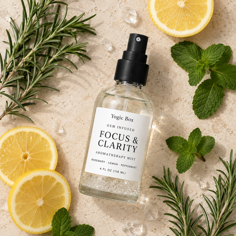 Gem-Infused Aromatherapy Mist (4 fl oz, 118 ml) Clear Quartz Infusion
