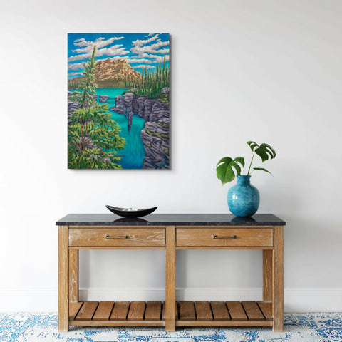 Athabasca Falls - Original Artwork