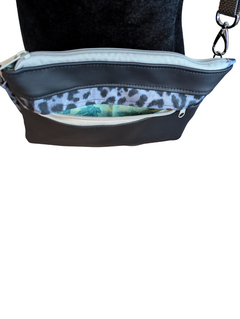 Shadow Black Crossbody Bag/Fanny Pack