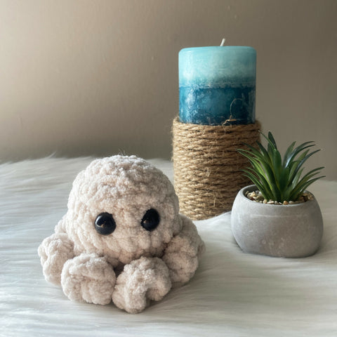 Crochet Octopus Plush | Chunky Amigurumi | Octopus Plushie | Cute Gift | Anxiety Pet | Super Soft Decor