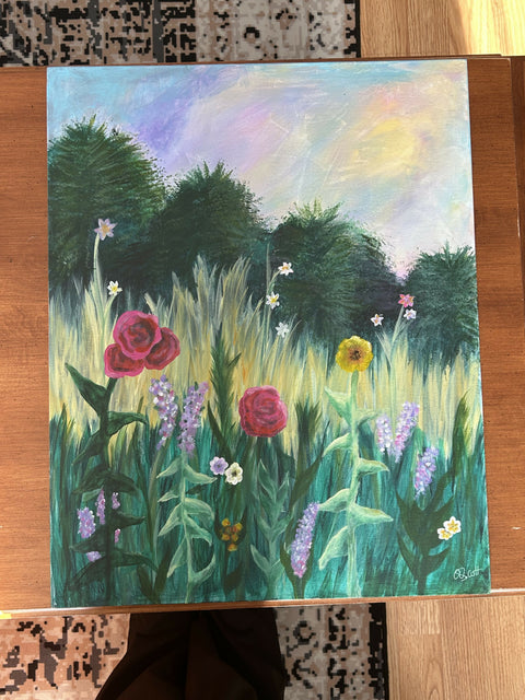 Summer's Edge - Original Acrylic Painting