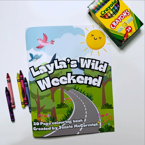 Layla’s Wild Weekend - Colouring Book