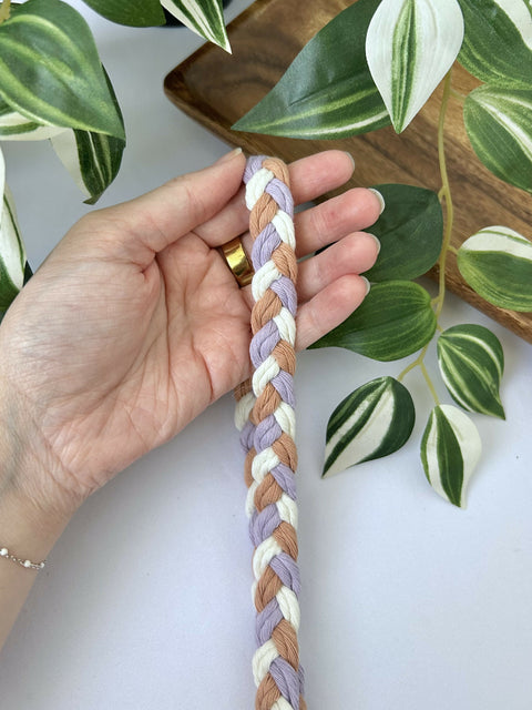 Braided Macrame Lanyard with Keyring