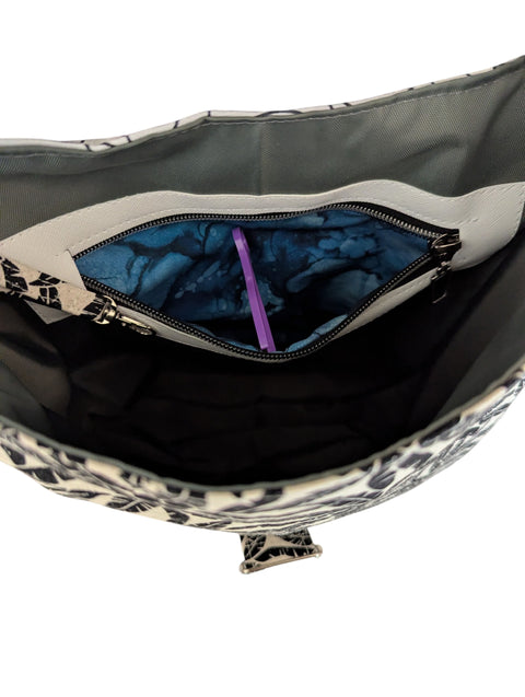 Rising Sun Satchel Crossbody Bag