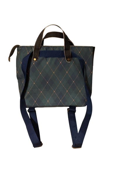 Tartan Glitter Sloane Backpack Back