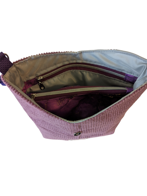 Plum Magic Middle Bucket Bag