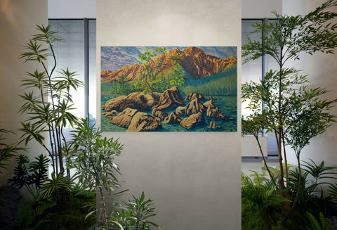 Pyramid Lake - Original Artwork