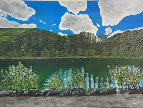 PEACEFUL LAKE, Lake Louise, Alberta