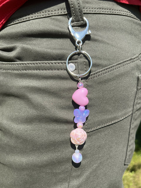 Fun, Kawaii Bag/Belt Loop Dangle Keychains