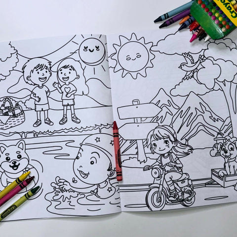 Layla’s Wild Weekend - Colouring Book