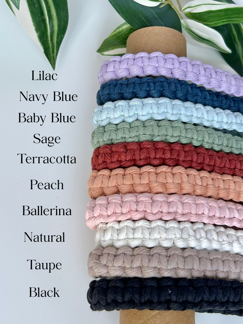 Macrame Wristlet Keychain