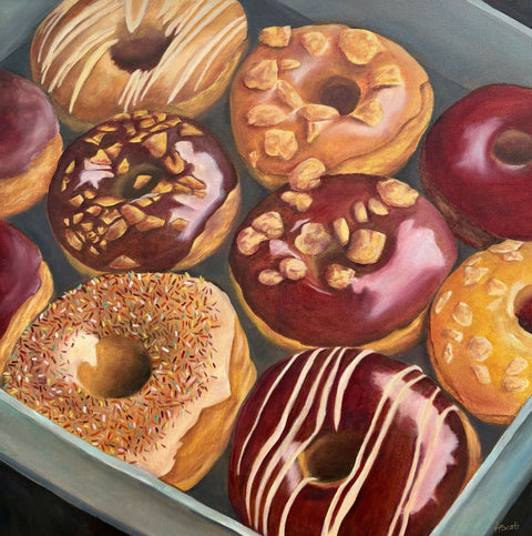 Glazed and Confused - Original Oil Painting