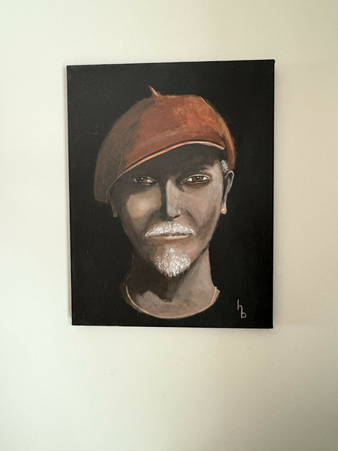 "Max" - Acrylics on canvas 14x18 - Original Artwork-Free Shipping*