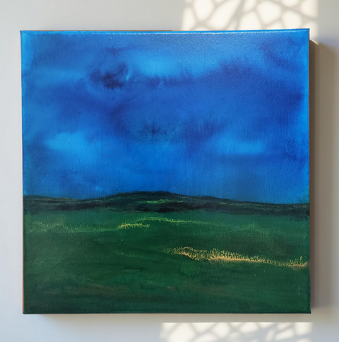 The Promise of Rain - 12 x 12 Canvas