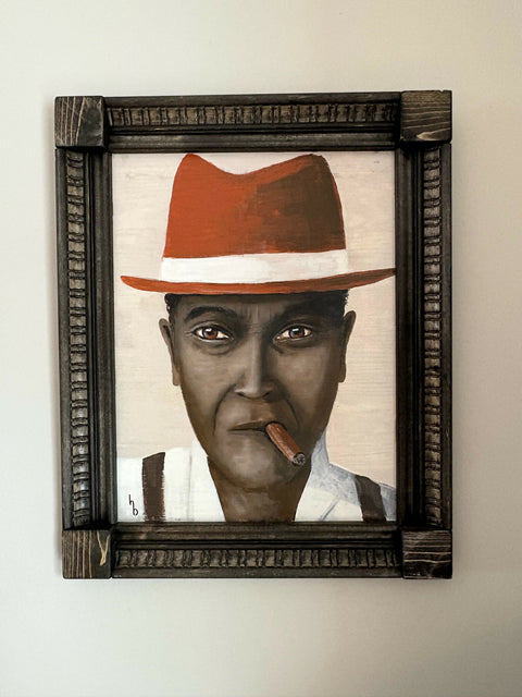 "Jag" - Acrylics on wood 18x22 - Original Artwork - Free Shipping*