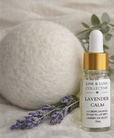 Laundry Scent Kit | Wool Dryer Balls + Essential Oil Drops | Natural Fabric Freshener